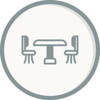 Dinner Table Vector Icon