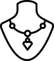 icono de vector de collar