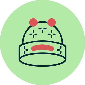 icono de vector de sombrero