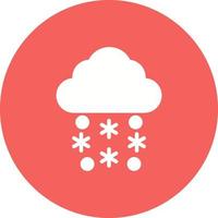 Snowfall Vector Icon