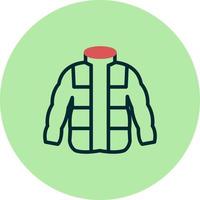 icono de vector de chaqueta