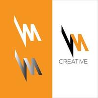 VM initial logo vector