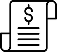 Invoice Vector Icon