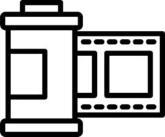 Film Roll Vector Icon