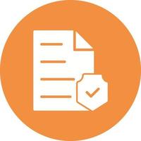 documento cifrado vector icono