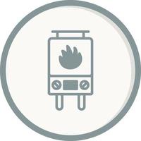 Gas Heater Vector Icon