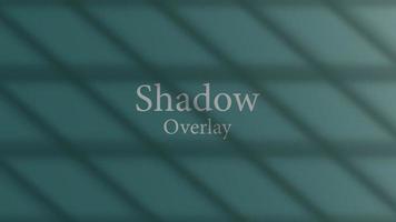 Window shadow overlay on blank wall. Sunlight over window overlay effect template design. Vector illustration.