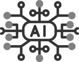 Artificial Intelligence Vector Icon