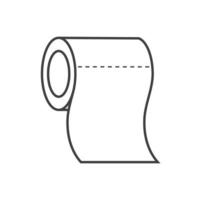 toilet tissue icon vector design template