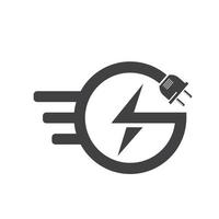 fast charging icon vector concept design template