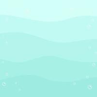 Underwater scene backdrop wallpaper. Seascape with bubbles vector design template. Backgrounds with copy space for text for banners, social media stories