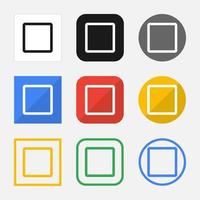 Set of Check Box icons for your web site or mobile app vector