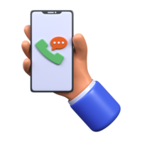 Phone call 3d png