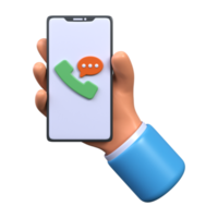 Phone call 3d icon png