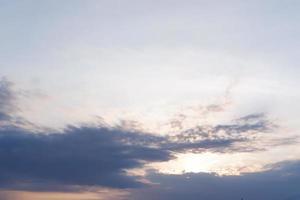 beautiful panorama of sky and clouds photo