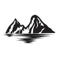 Mountain illustration logo vector and symbol design