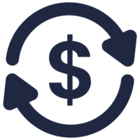 icono de cambio de dinero png