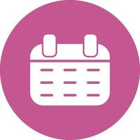 icono de vector de calendario