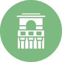 Temple Of The Frescoesline Vector Icon