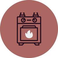 Gas Stove Vector Icon