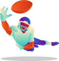 American football player png