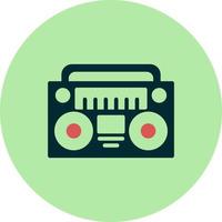 Radio Tape Vector Icon