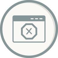 Ad Blocker Vector Icon