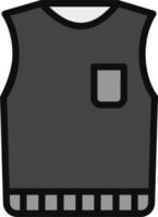 Sleeveless Jumper Vector Icon