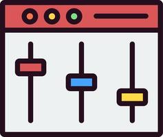 Dj Mixer Vector Icon