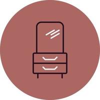 Dressing Table Vector Icon