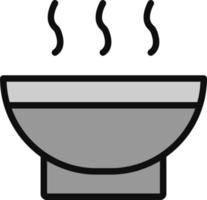 Soup Bowl Vector Icon