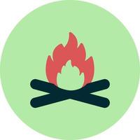 Burning Vector Icon
