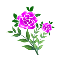 digital vattenfärg blomma och löv design. hög kvalitet png formatera storlek 5000 x 5000 px. kan vara Begagnade detta grafisk för några snäll av projekt tycka om förpackning, brevpapper, muggar, tshirts vad som helst du vilja.