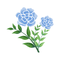 numérique aquarelle fleur et feuilles conception. haute qualité png format Taille 5000 X 5000 px. pouvez être utilisé cette graphique pour tout gentil de projet comme emballage, papeterie, tasses, t-shirts peu importe vous vouloir.