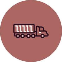 Cargo Truck Vector Icon