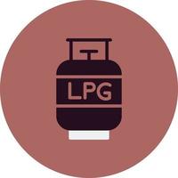 Gas Cylinder Vector Icon