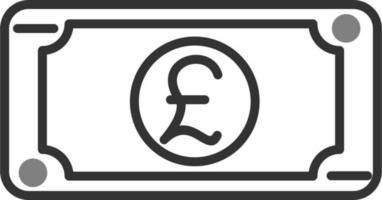 Pound Vector Icon