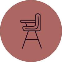 Baby chair Vector Icon