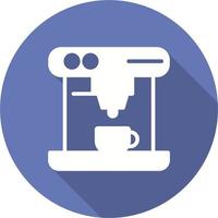 icono de vector de máquina de café