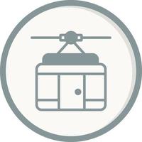 Cable Car Cabin Vector Icon