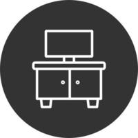 Tv Stand Vector Icon