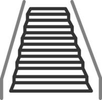 icono de vector de escalera mecánica