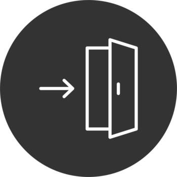 Exit Direction Vector Icon
