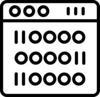 Binary Vector Icon