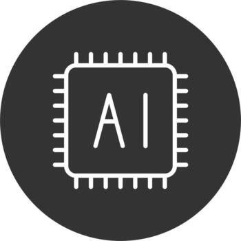 computadora chip vector icono