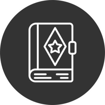 icono de vector de libro