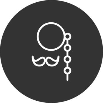 icono de vector de monóculo