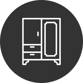 icono de vector de armario