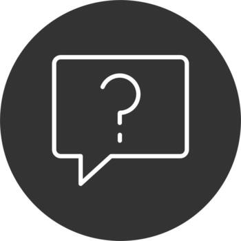 icono de vector de pregunta