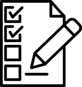 icono de vector de lista